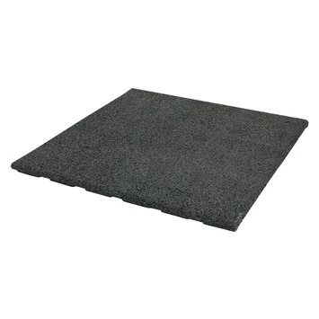 Rubber tegel zwart 50x50x2,5 cm Rubber Tegel Zwart 50x50x2,5 Cm -Buiten Tuin 123 1038