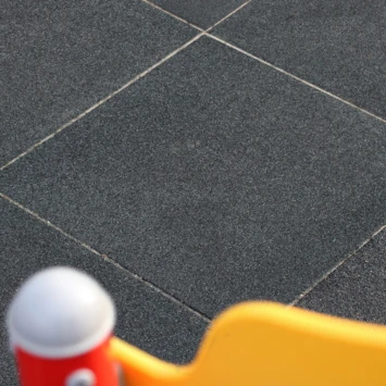 Rubber tegel zwart 50x50x2,5 cm Rubber Tegel Zwart 50x50x2,5 Cm -Buiten Tuin 123 1040