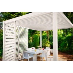 Pergola Deluxe Wit 3x4m -Buiten Tuin 123 117