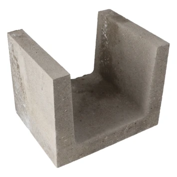 U-element Beton Grijs 40x40x50 cm U-element Beton Grijs 40x40x50 Cm -Buiten Tuin 123 1189