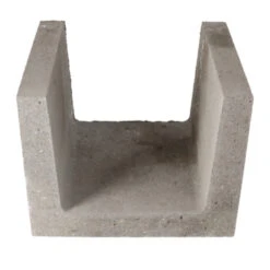 U-element Beton Grijs 40x40x50 Cm 8 U-element Beton Grijs 40x40x50 Cm -Buiten Tuin 123 1190