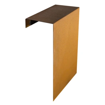 Overzetprofiel Corten staal voor stapelblokken 50x45x12 cm Overzetprofiel Corten Staal Voor Stapelblokken 50x45x12 Cm -Buiten Tuin 123 1353