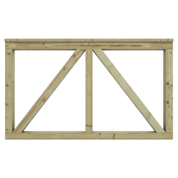 Tuinhekpoort Donau ca. 60x100 cm Tuinhekpoort Donau Ca. 60x100 Cm -Buiten Tuin 123 1416