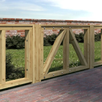 Tuinhekpoort Donau ca. 60x100 cm Tuinhekpoort Donau Ca. 60x100 Cm -Buiten Tuin 123 1417