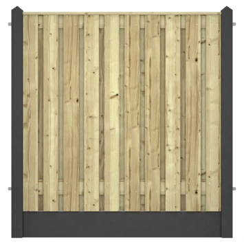 Houtbetonschutting Antraciet Grenen per meter Houtbetonschutting Antraciet Grenen Per Meter -Buiten Tuin 123 1440