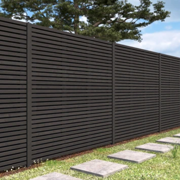 Schutting Andalusië ca.180x180cm zwart Schutting Andalusië Ca.180x180cm Zwart -Buiten Tuin 123 1469