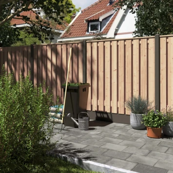 Houtbetonschutting Antraciet Douglas per meter Houtbetonschutting Antraciet Douglas Per Meter -Buiten Tuin 123 1477