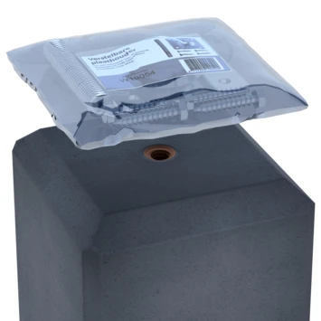 Betonpoer antraciet inclusief plaat Betonpoer Antraciet Inclusief Plaat -Buiten Tuin 123 1566