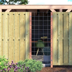 Gaas Volgpakket Tuinhek Hardhout 180x75cm  -Buiten Tuin 123 1597