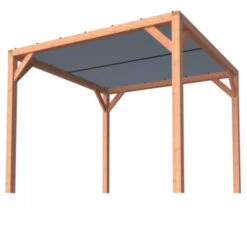 Pergola Silvano Douglas Met Schaduwdoek 324x324 Cm 3 Pergola Silvano Douglas Met Schaduwdoek 324x324 Cm -Buiten Tuin 123 163
