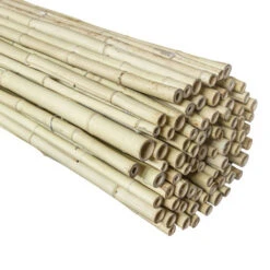 Bamboe Schutting Naturel Ca. 180x180 Cm -Buiten Tuin 123 1637