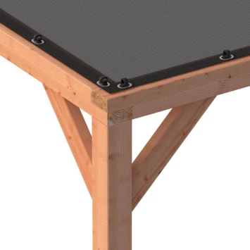 Pergola Silvano Douglas met schaduwdoek 324x324 cm Pergola Silvano Douglas Met Schaduwdoek 324x324 Cm -Buiten Tuin 123 164