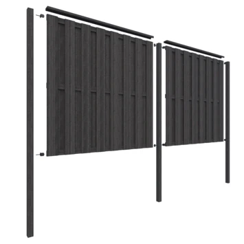 Schutting startpakket Tuinscherm Royal antraciet ca. 3,8 meter lang Schutting Startpakket Tuinscherm Royal Antraciet Ca. 3,8 Meter Lang -Buiten Tuin 123 1673