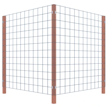 Gaas startpakket tuinhek hardhout 180x180cm Gaas Startpakket Tuinhek Hardhout 180x180cm -Buiten Tuin 123 1683