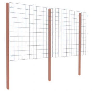 Gaas startpakket tuinhek hardhout 180x180cm Gaas Startpakket Tuinhek Hardhout 180x180cm -Buiten Tuin 123 1685