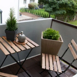 Balkonscherm Doek Grijs 90x500cm 6 Balkonscherm Doek Grijs 90x500cm -Buiten Tuin 123 1698