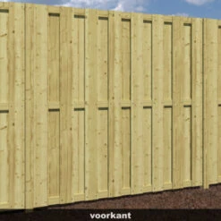 Schutting Royal Grenen Ca. 180x180 Cm 4 Schutting Royal Grenen Ca. 180x180 Cm -Buiten Tuin 123 1712