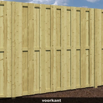 Schutting Royal Grenen ca. 180x180 cm Schutting Royal Grenen Ca. 180x180 Cm -Buiten Tuin 123 1712