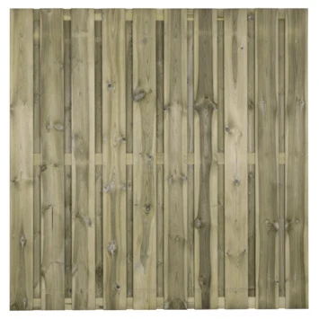 Schutting Royal Grenen ca. 180x180 cm 19 planken Schutting Royal Grenen Ca. 180x180 Cm 19 Planken -Buiten Tuin 123 1726