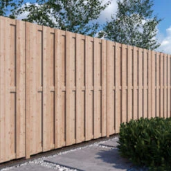 Schutting Douglas Recht Ca. 180x180 Cm 4 Schutting Douglas Recht Ca. 180x180 Cm -Buiten Tuin 123 1736