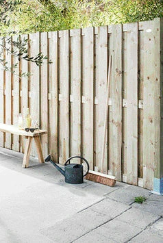 Schutting Douglas Recht ca. 180x180 cm Schutting Douglas Recht Ca. 180x180 Cm -Buiten Tuin 123 1744