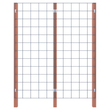 Gaas startpakket tuinhek hardhout 180x75cm Gaas Startpakket Tuinhek Hardhout 180x75cm -Buiten Tuin 123 1760