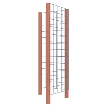 Gaas startpakket tuinhek hardhout 180x75cm Gaas Startpakket Tuinhek Hardhout 180x75cm -Buiten Tuin 123 1767