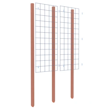 Gaas startpakket tuinhek hardhout 180x75cm Gaas Startpakket Tuinhek Hardhout 180x75cm -Buiten Tuin 123 1770