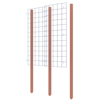 Gaas startpakket tuinhek hardhout 180x75cm Gaas Startpakket Tuinhek Hardhout 180x75cm -Buiten Tuin 123 1771