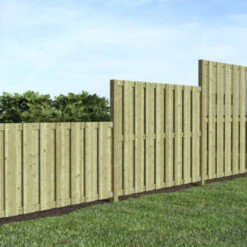 Tuinscherm Grenen Recht 90x180cm -Buiten Tuin 123 1777