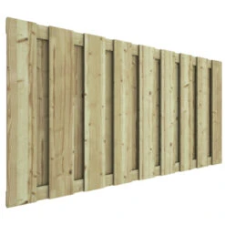 Tuinscherm Grenen Recht 90x180cm -Buiten Tuin 123 1782