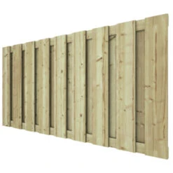 Tuinscherm Grenen Recht 90x180cm -Buiten Tuin 123 1783