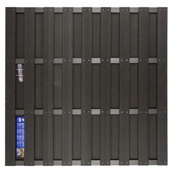 Schutting HKC Antraciet Kunststof ca. 180x180 cm Schutting HKC Antraciet Kunststof Ca. 180x180 Cm -Buiten Tuin 123 1800