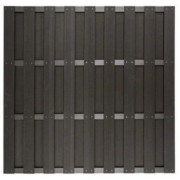 Schutting HKC Antraciet Kunststof ca. 180x180 cm Schutting HKC Antraciet Kunststof Ca. 180x180 Cm -Buiten Tuin 123 1801