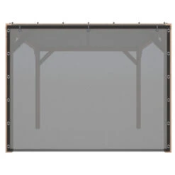 Pergola Silvano Douglas Incl. Schaduwdoek & Zijdoek 324x324 Cm -Buiten Tuin 123 185