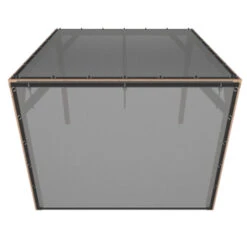 Pergola Silvano Douglas Incl. Schaduwdoek & Zijdoek 324x324 Cm -Buiten Tuin 123 190