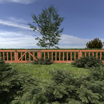 Tuinhek hardhout Colorado ca. 60x180 cm Tuinhek Hardhout Colorado Ca. 60x180 Cm -Buiten Tuin 123 1900