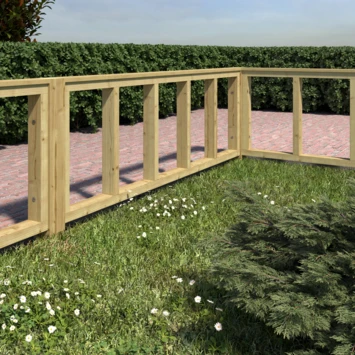 Tuinhek grenen Donau ca. 60x180 cm Tuinhek Grenen Donau Ca. 60x180 Cm -Buiten Tuin 123 1916