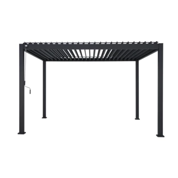 Pergola Classic Zwart 3x4m Pergola Classic Zwart 3x4m -Buiten Tuin 123 194