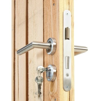 Poort voor Houtbetonschutting douglas linksdraaiend 100cm breed Poort Voor Houtbetonschutting Douglas Linksdraaiend 100cm Breed -Buiten Tuin 123 2117