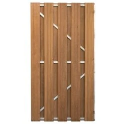 Poort Hardhout Recht Op Frame Ca. 180x100 Cm