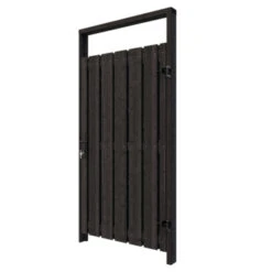 Poortpakket Antraciet Op Metalen Frame 8 Poortpakket Antraciet Op Metalen Frame -Buiten Tuin 123 2154