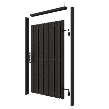 Poortpakket antraciet op metalen frame Poortpakket Antraciet Op Metalen Frame -Buiten Tuin 123 2156