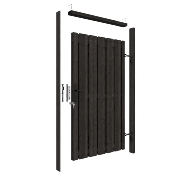 Poortpakket antraciet op metalen frame Poortpakket Antraciet Op Metalen Frame -Buiten Tuin 123 2157