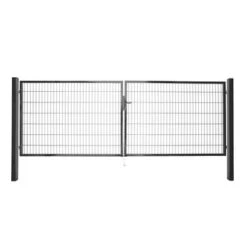 Dubbele Poort Roma/Milano Antraciet 2x 100x200 Cm