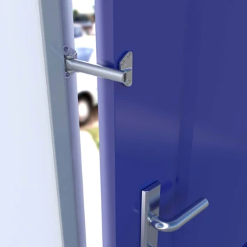 SecuMax Kierstandhouder Voordeur Binnendraaiend RVS SKG vinkje SecuMax Kierstandhouder Voordeur Binnendraaiend RVS SKG Vinkje -Buiten Tuin 123 2259