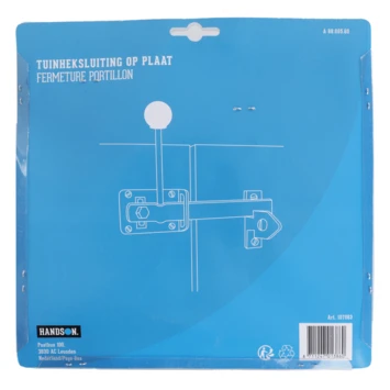 HANDSON Tuinheksluiting smal verzinkt HANDSON Tuinheksluiting Smal Verzinkt -Buiten Tuin 123 2264