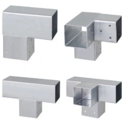 Paalverbinder Voor Pergola Hoekstuk 3-kants 7x7 Cm Gegalvaniseerd 4 Paalverbinder Voor Pergola Hoekstuk 3-kants 7x7 Cm Gegalvaniseerd -Buiten Tuin 123 2275