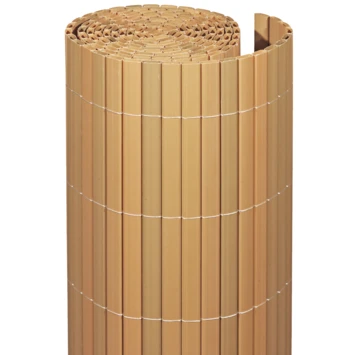 Balkonscherm pvc Teak 90X300 cm Balkonscherm Pvc Teak 90X300 Cm -Buiten Tuin 123 2288