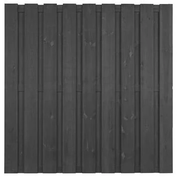 Schutting Royal Antraciet Grenen ca. 180x180 cm Schutting Royal Antraciet Grenen Ca. 180x180 Cm -Buiten Tuin 123 2309